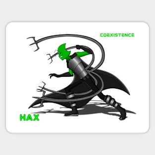 Hax Enhancements Out Sticker